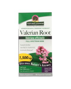 Nature's Answer - Valerian Root - 180 Vegetarian Capsules