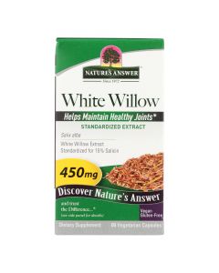Nature's Answer - White Willow Bark Standardized - 60 vcaps