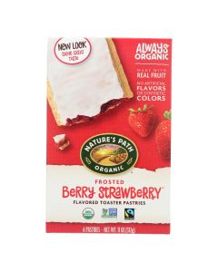 Nature's Path Frosted Berry Strawberry - Toaster Pastries - 11 oz.