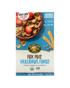 Nature's Path Organic Flax Plus Multi-bran Flakes Cereal - Case of 12 - 13.25 oz.