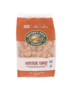Nature's Path Organic Heritage Flakes Cereal - Case of 6 - 32 oz.