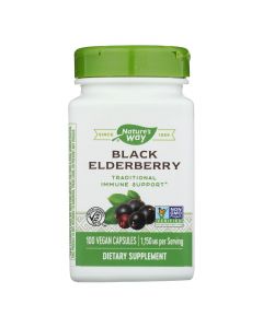 Nature's Way - Black Elderberry - 100 Capsules