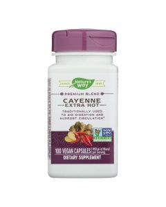 Nature's Way - Cayenne Extra Hot - 100 Capsules
