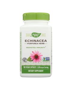 Nature's Way - Echinacea Purpurea Herb - 180 Capsules