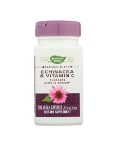 Nature's Way - Echinacea and Vitamin C - 492 mg - 100 Capsules