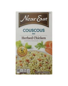 Near East Couscous Mix - Herb Chicken - Case of 12 - 5.7 oz.
