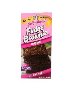 No Pudge Fudge Brownie Mix - Original - Case of 6 - 13.7 oz.