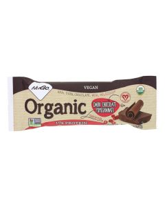NuGO Nutrition Bar - Organic Dark Chocolate Pomegranate - 50 grm - Case of 12