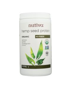 Nutiva Organic Hemp Protein Hi-Fiber - 16 oz