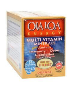 Ola Loa Products Energy Multi Vitamin - Orange - 30 Packet