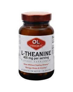 Olympian Labs L-Theanine - 400 mg - 60 Vegetarian Capsules