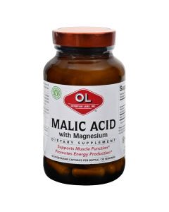 Olympian Labs Malic Acid with Magnesium - 90 Vegetarian Capsules