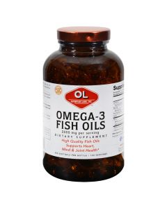 Olympian Labs Omega-3 Fish Oils - 1 g - 240 Softgels