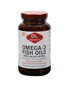 Olympian Labs Omega-3 Fish Oils - 2000 mg - 120 Softgels