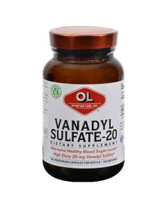 Olympian Labs Vanadyl Sulfate with Niacin - 20 mg - 100 Capsules