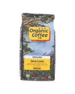 Organic Coffee Company Ground Coffee - Java Love - Case of 6 - 12 oz.