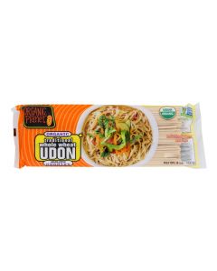 Organic Planet Traditional Whole Wheat Udon Oriental Noodles - Case of 12 - 8 oz.