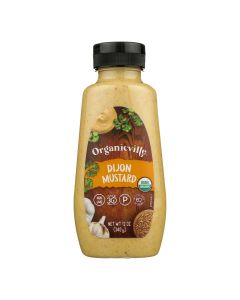 Organic Ville Stone Ground Organic - Mustard - Case of 12 - 12 oz.