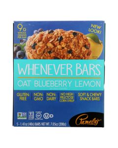 Pamela's Products - Oat Whenever Bars - Blueberry Lemon - Case of 6 - 1.41 oz.