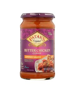 Pataks Simmer Sauce - Butter Chicken Curry - Mild - 15 oz - case of 6