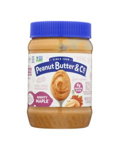 Peanut Butter and Co Peanut Butter - Mighty Maple - Case of 6 - 16 oz.