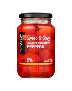 Peppadew Mild Whole Piquante Peppers  - Case of 12 - 14 OZ