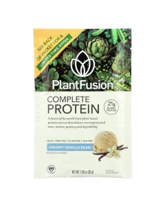Plantfusion - Complete Protein - Vanilla Packets - Case of 12 - 30 Grams