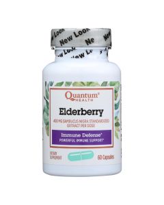 Quantum Elderberry Immune Defense Extract - 400 mg - 60 Capsules
