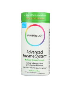 Rainbow Light Advanced Enzyme System - 90 Vegetarian Capsules