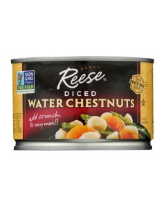 Reese Water Chestnuts - Diced - Case of 24 - 8 oz