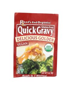 Road's End Organics Gravy Mix - Organic - Golden - 1 oz - Case of 12