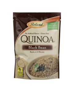 Roland Quinoa - Black Bean - Case of 12 - 5.46 oz.