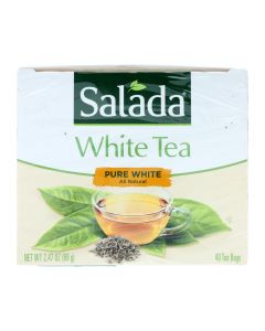 Salada Tea White Tea - Pure - Case of 6 - 40 Count