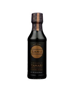 San - J Tamari Soy Sauce - Organic - Case of 6 - 10 Fl oz.