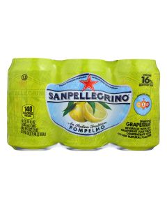 San Pellegrino Sparkling Water - Pompelmo Grapefruit - Case of 4 - 11.1 Fl oz.
