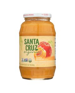 Santa Cruz Organic Apple Sauce - Apricot - Case of 12 - 23 oz.