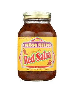 Senor Fields - Fire Roasted Red Salsa - Hot - Case of 12 - 32 oz.