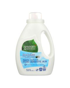 Seventh Generation Natural Laundry Detergent - Free and Clear - Case of 6 - 50 Fl oz.