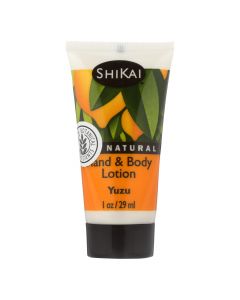 ShiKai Products Lotion - All Natural - Yuzu - Trial Size - 1 oz - Case of 12