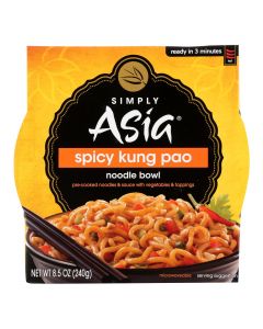 Simply Asia Noodle Bowl - Spicy Kung Pao - Case of 6 - 8.5 oz.