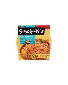 Simply Asia Spicy Mongolian Noodle Bowl - Case of 6 - 8.5 oz.