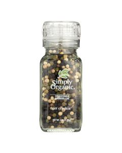 Simply Organic Get Crackin Peppercorn Mix - Organic - Grinder - 3 oz