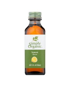Simply Organic Lemon Flavor - Organic - 2 oz