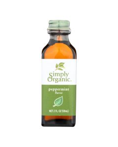 Simply Organic Peppermint Flavor - Organic - 2 oz