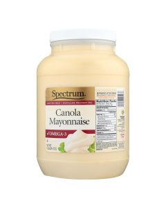 Spectrum Naturals Canola Mayonnaise - Case of 4 - 1 Gal