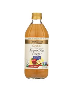 Spectrum Naturals Organic Unfiltered Apple Cider Vinegar - Case of 12 - 16 Fl oz.