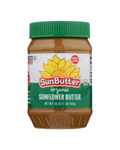 Sunbutter Sunflower Butter - Organic - Case of 6 - 16 oz.