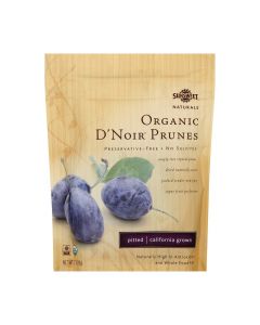Sunsweet Naturals Organic D'Noir Prunes - Case of 12 - 7 oz.