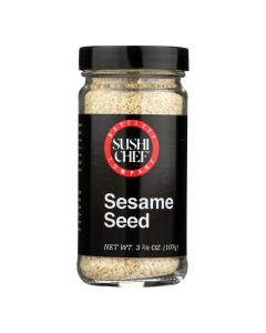 Sushi Chef White Sesame Seeds - Case of 12 - 3.75 oz.