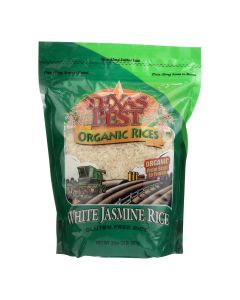 Texas Best Organics Rice - Organic - Jasmine White - 32 oz - case of 6